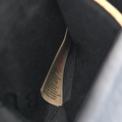 Burberry Signature Grain Medium Mildenhall Crossbody Bag Blue Carbon 7 of 16