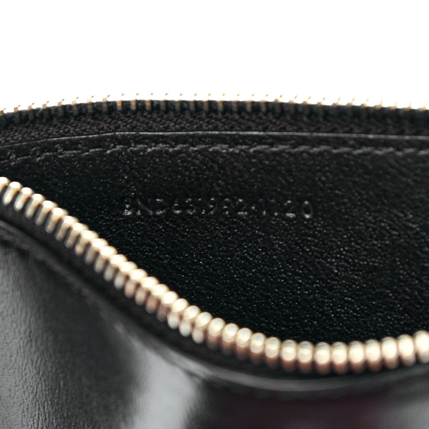 Saint Laurent Calfskin 5 Fragments Zip Pouch Card Holder Black 7 of 7