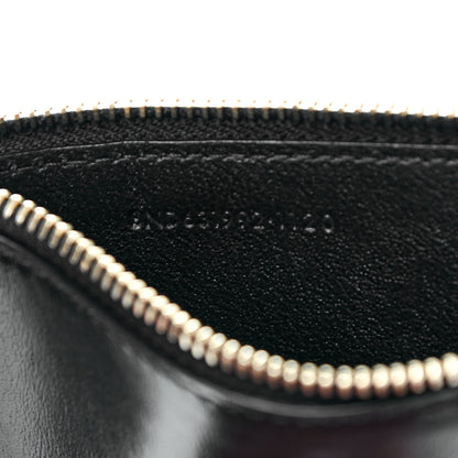 Saint Laurent Calfskin 5 Fragments Zip Pouch Card Holder Black 7 of 7
