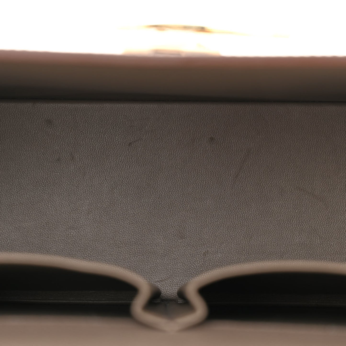 Epsom Cinhetic Boxy Top Handle Bag Etain