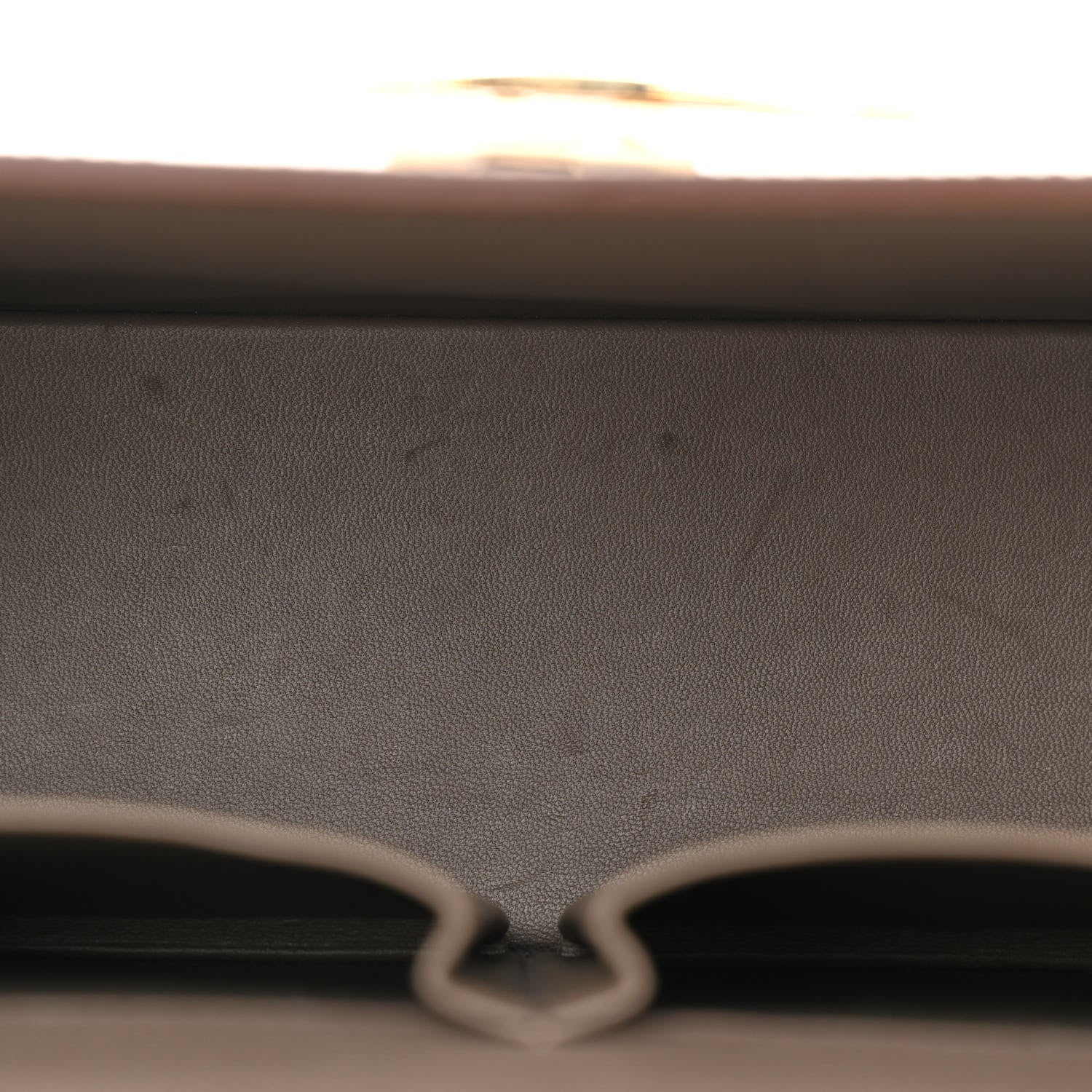 Hermes Epsom Cinhetic Boxy Top Handle Bag Etain 5 of 15