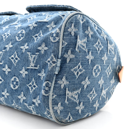 Louis Vuitton Monogram Denim Neo Speedy Blue 9 of 19