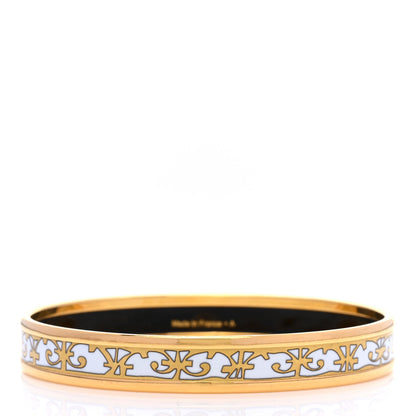 Hermes Enamel Printed Narrow Balcons du Guadalquivir Bracelet 3 of 5