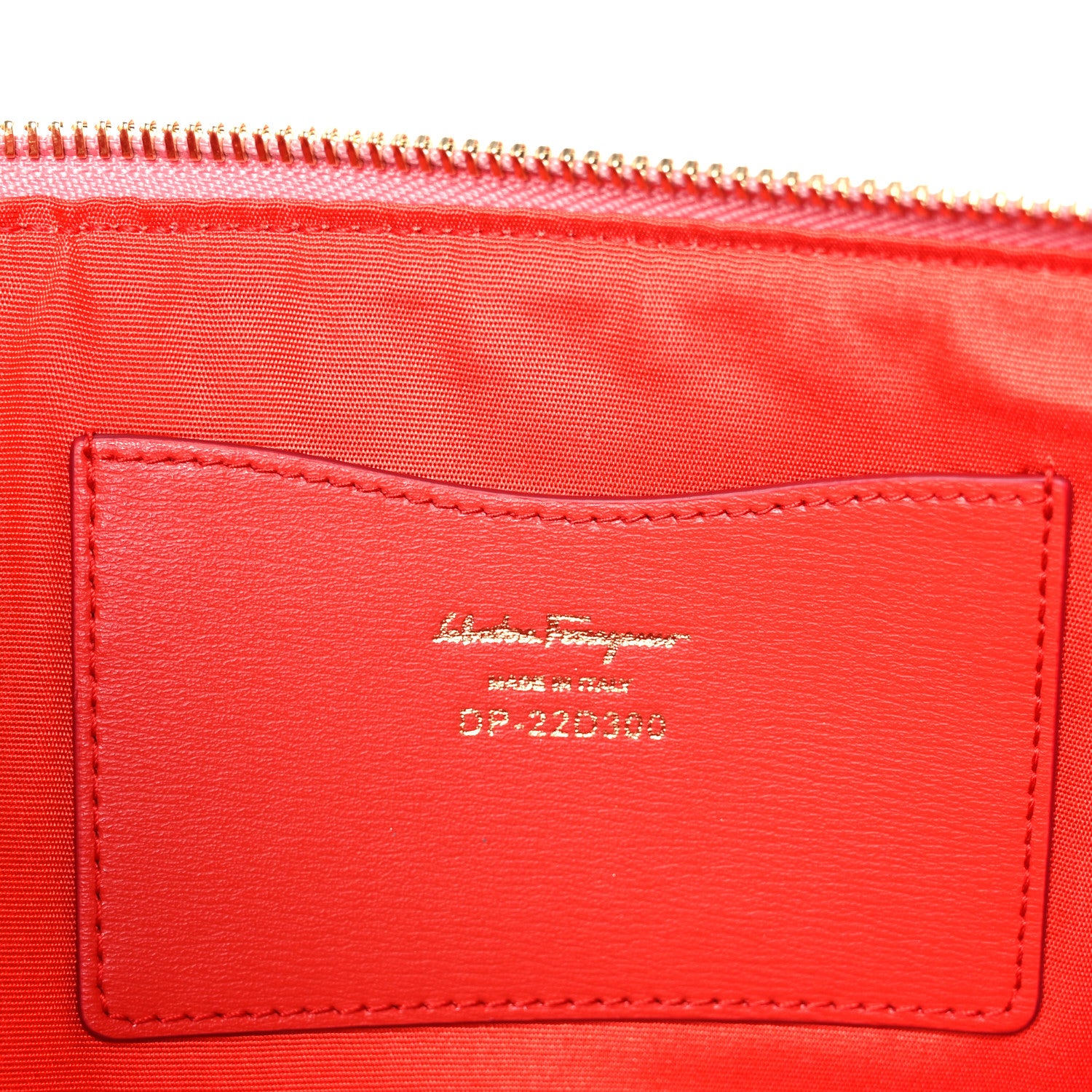 Salvatore Ferragamo Calfskin Gancini CIty Wristlet Pink 6 of 7