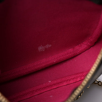 Louis Vuitton Monogram 2020 Christmas Animation Roller Coaster Mini Pochette Accessories Pivoine 10 of 11