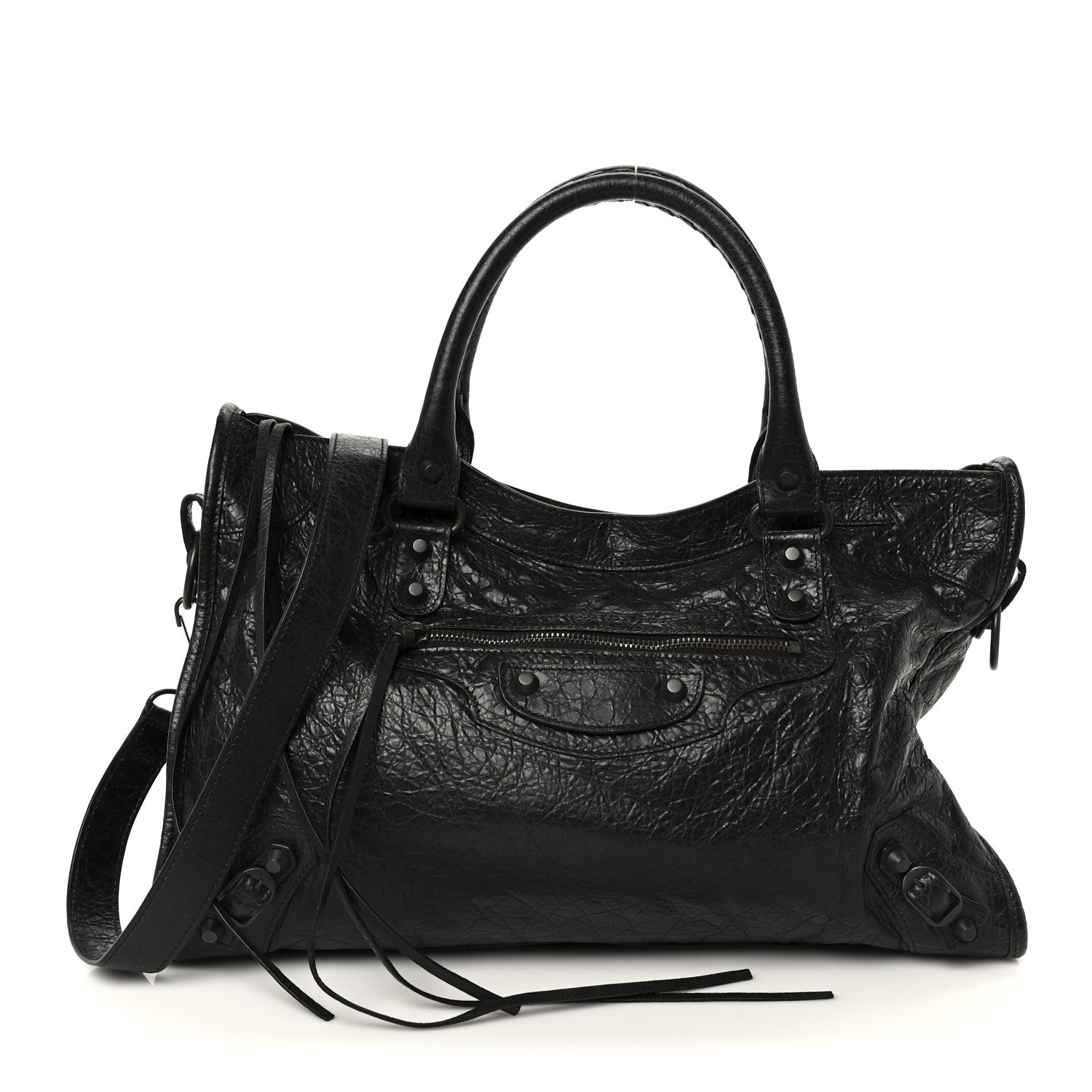 Balenciaga Agneau Arena Classic Hardware Medium Le City Black 1 of 10
