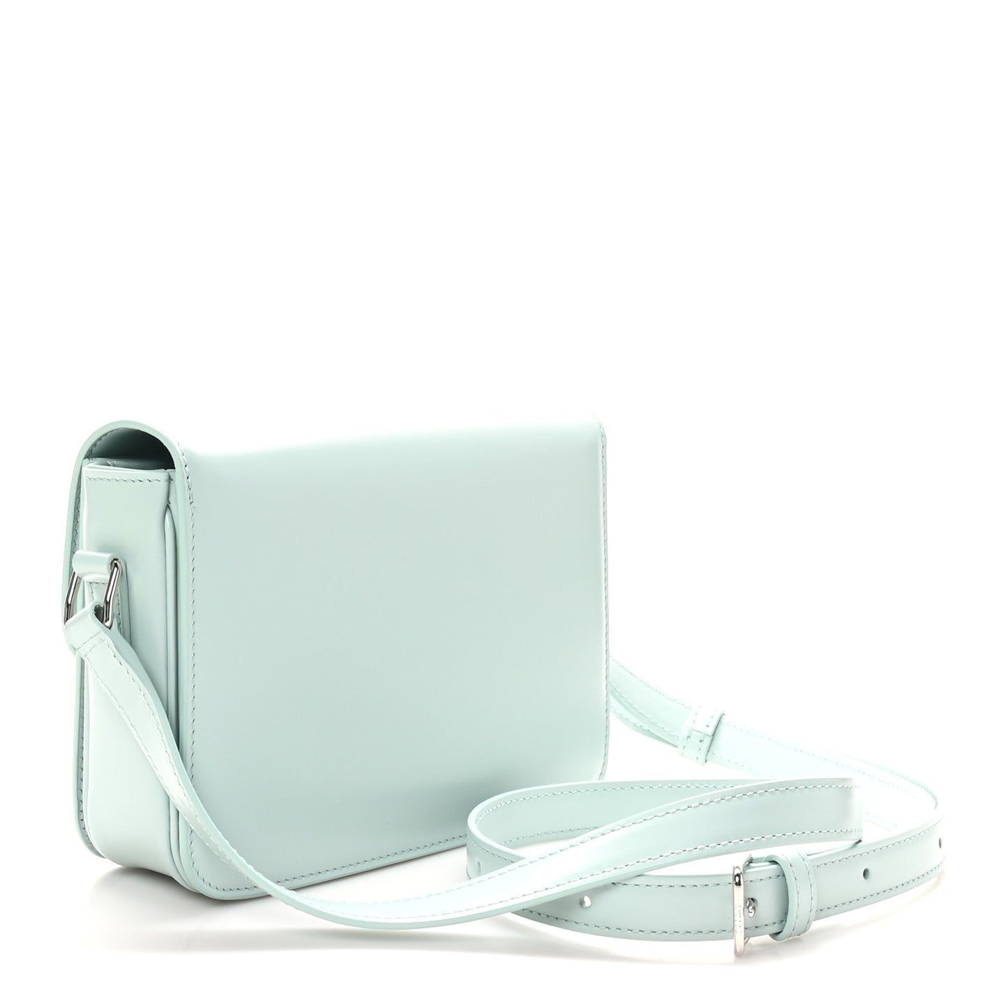 Shiny Calfskin Teen Triomphe Light Aqua