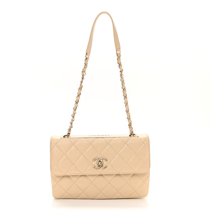 Chanel Lambskin Quilted Medium Trendy CC Flap Light Beige 1 of 11