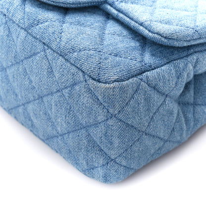 Chanel Denim Quilted Mini Pearl Crush Flap Blue 11 of 11