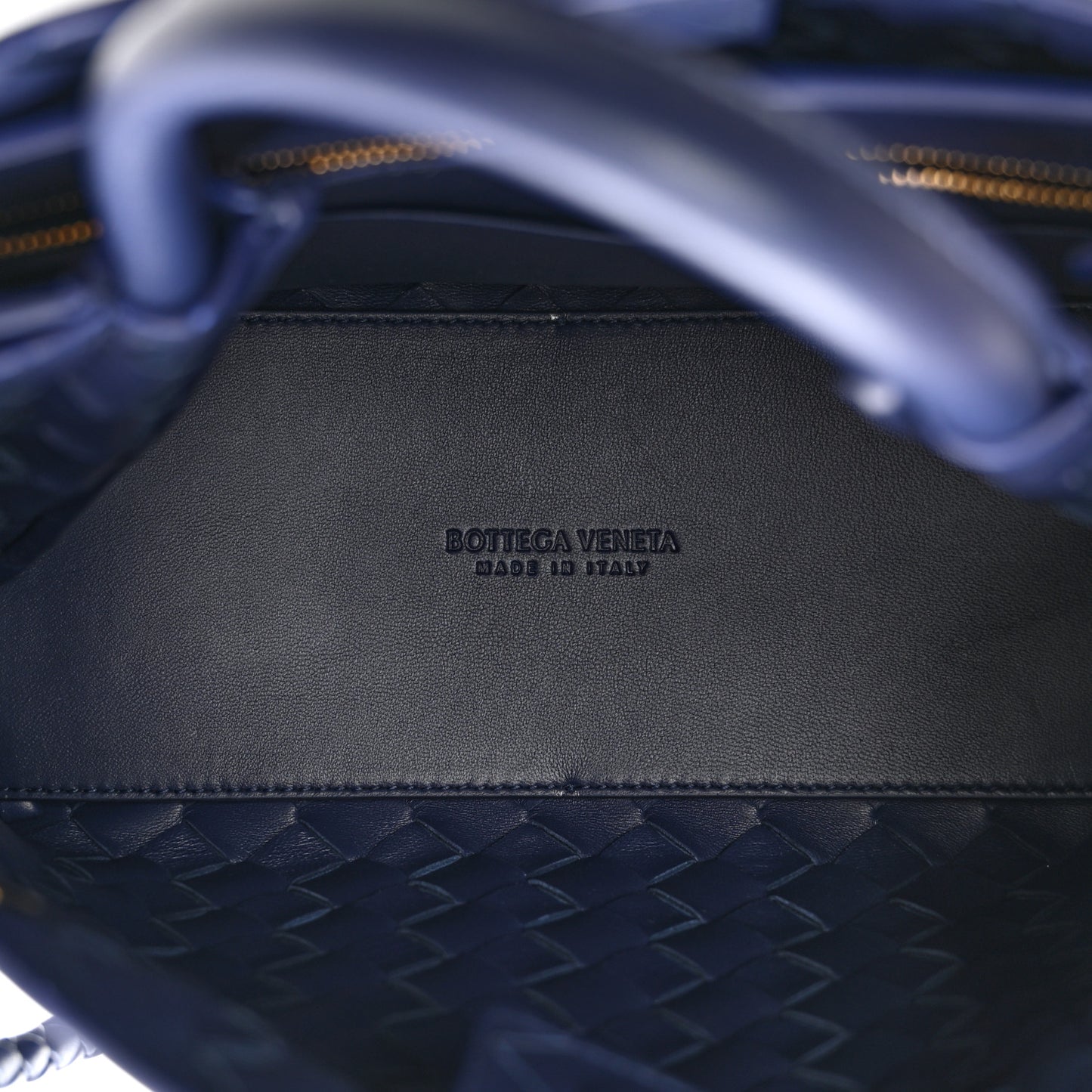 Nappa Intrecciato Small Andiamo Shoulder Bag Duke