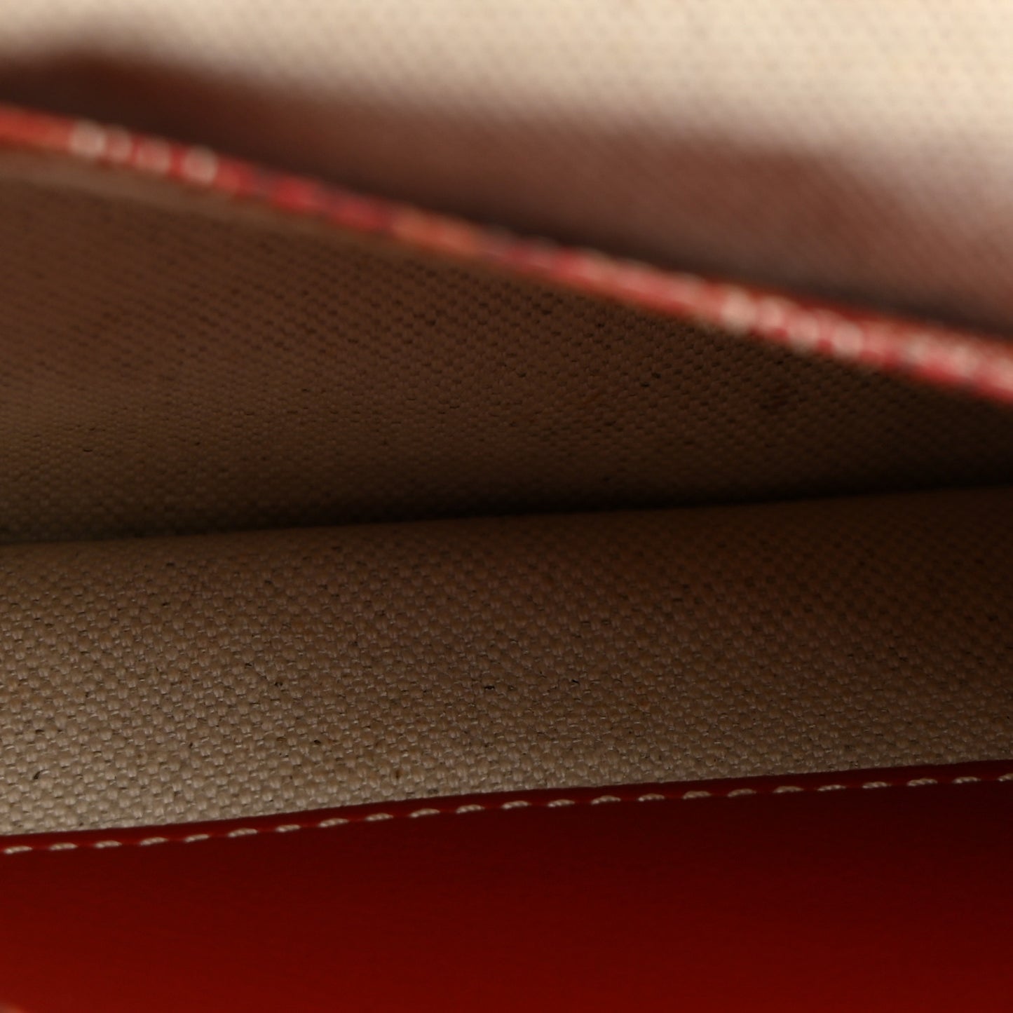 Goyardine Plumet Wallet Clutch Red