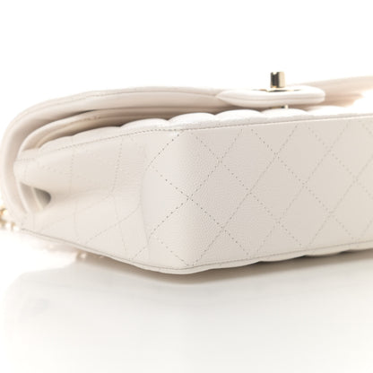 Chanel Caviar Quilted Small Double Flap White 9 of 11