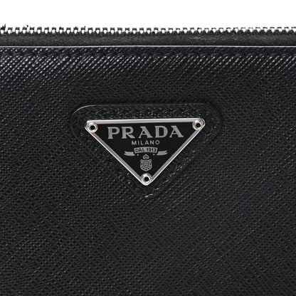 Prada Saffiano Lux Mini Shoulder Bag Black 7 of 11