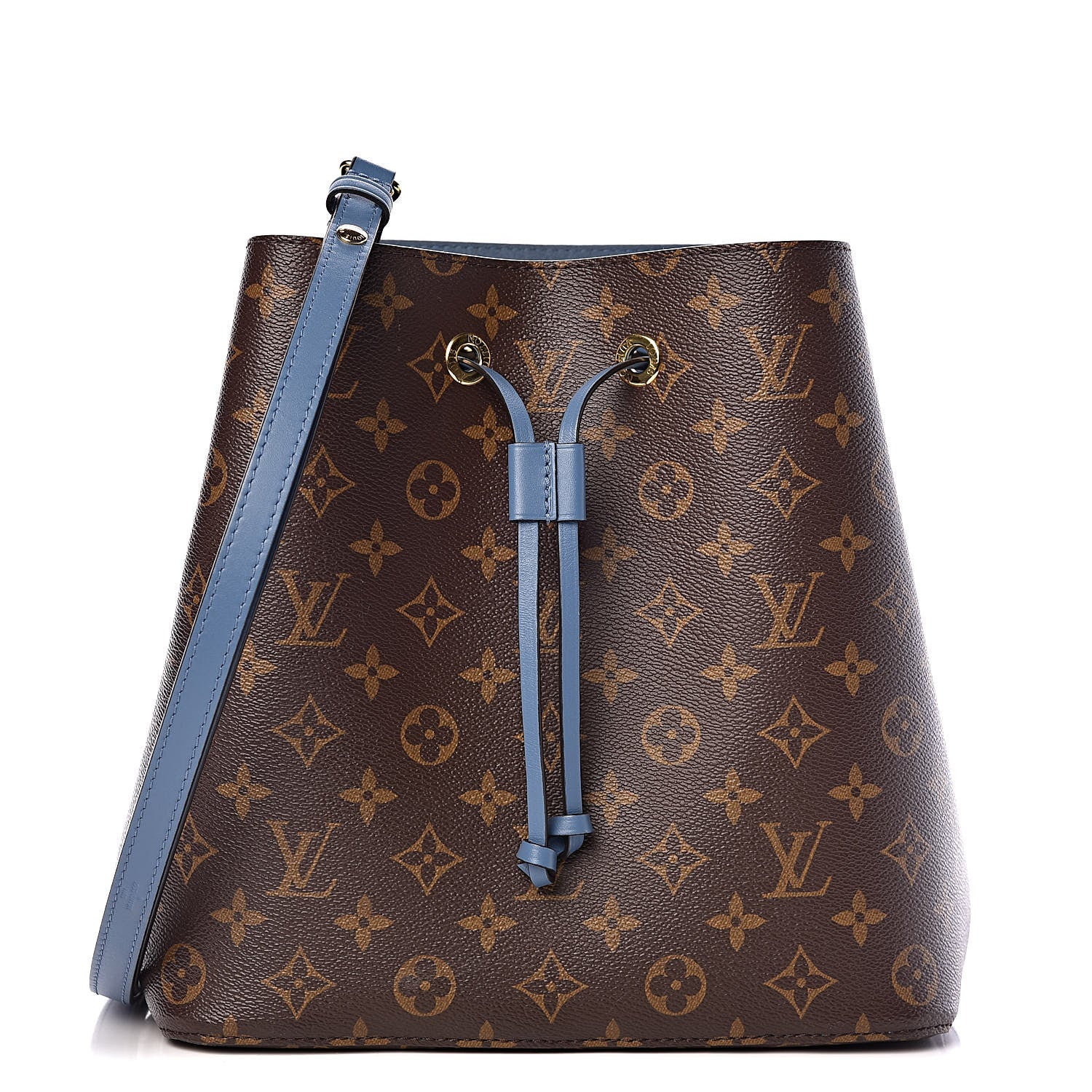 Louis Vuitton Monogram Neonoe MM Blue Jean 1 of 9