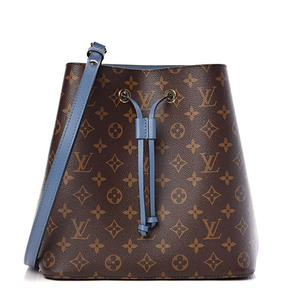 Louis Vuitton Monogram Neonoe MM Blue Jean 1 of 9