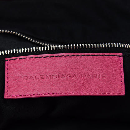 Balenciaga Agneau Giant 21 Silver Hardware Weekender Cyclamen Fucsia 10 of 13