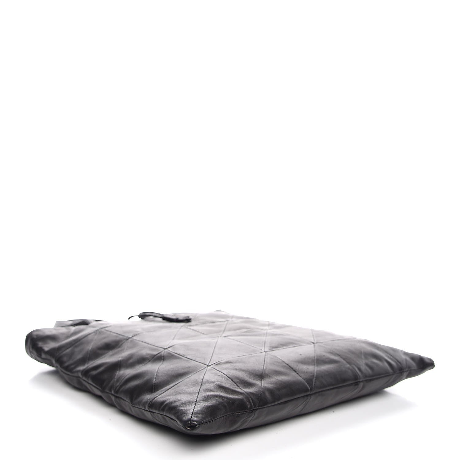Saint Laurent Lambskin Patchwork Jamie Drawstring Bag Black 4 of 7