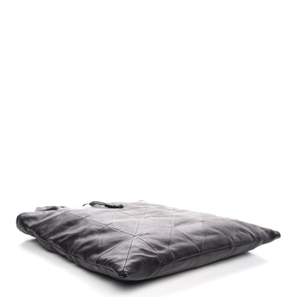 Saint Laurent Lambskin Patchwork Jamie Drawstring Bag Black 4 of 7