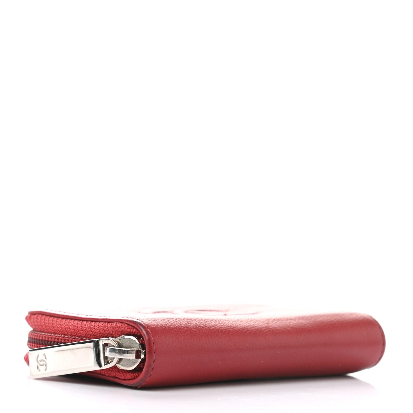 Caviar Timeless CC Zip Around Coin Purse Red