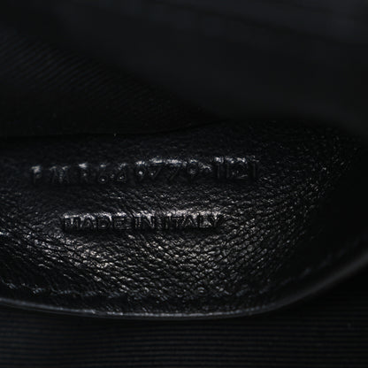 Saint Laurent Grain de Poudre Quilted 80's Vanity Bag Black 7 of 10