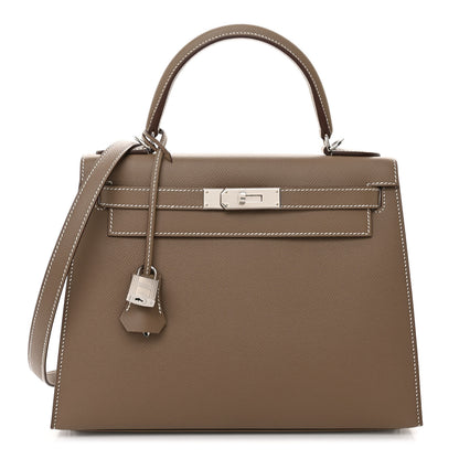 Hermes Epsom Kelly Sellier 28 Etoupe 1 of 11