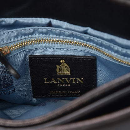 Lanvin Lambskin Quilted Mini Sugar Flap Shoulder Bag Black 6 of 7