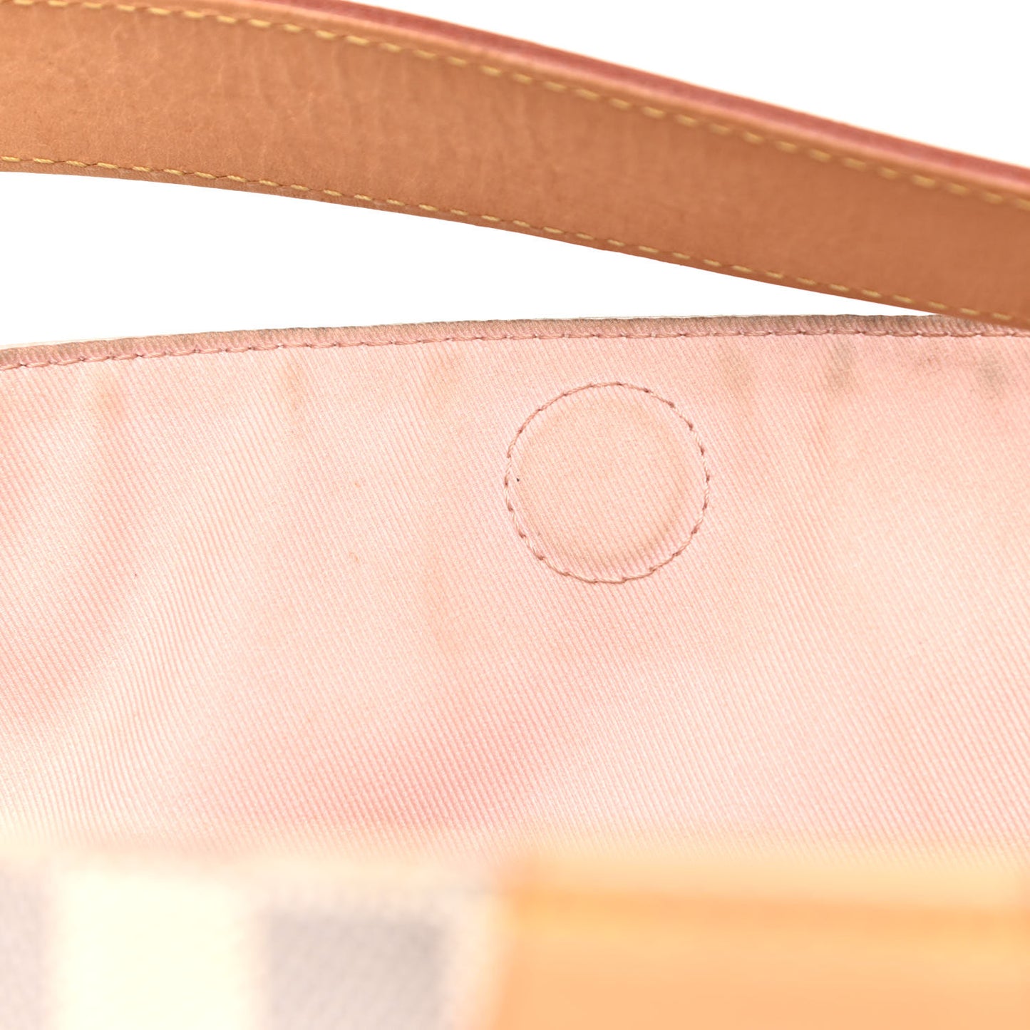 Damier Azur Graceful MM Rose Ballerine