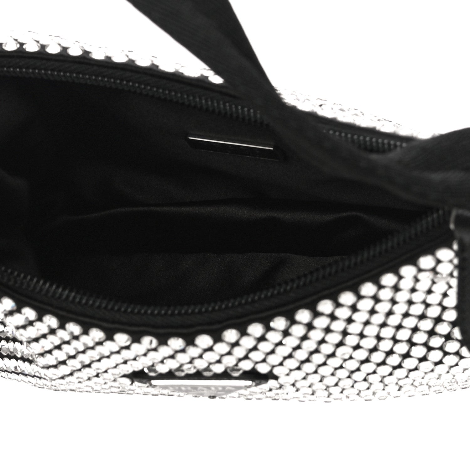 Prada Satin Crystal Mini Re-Edition 2000 Bag Cristal 5 of 9