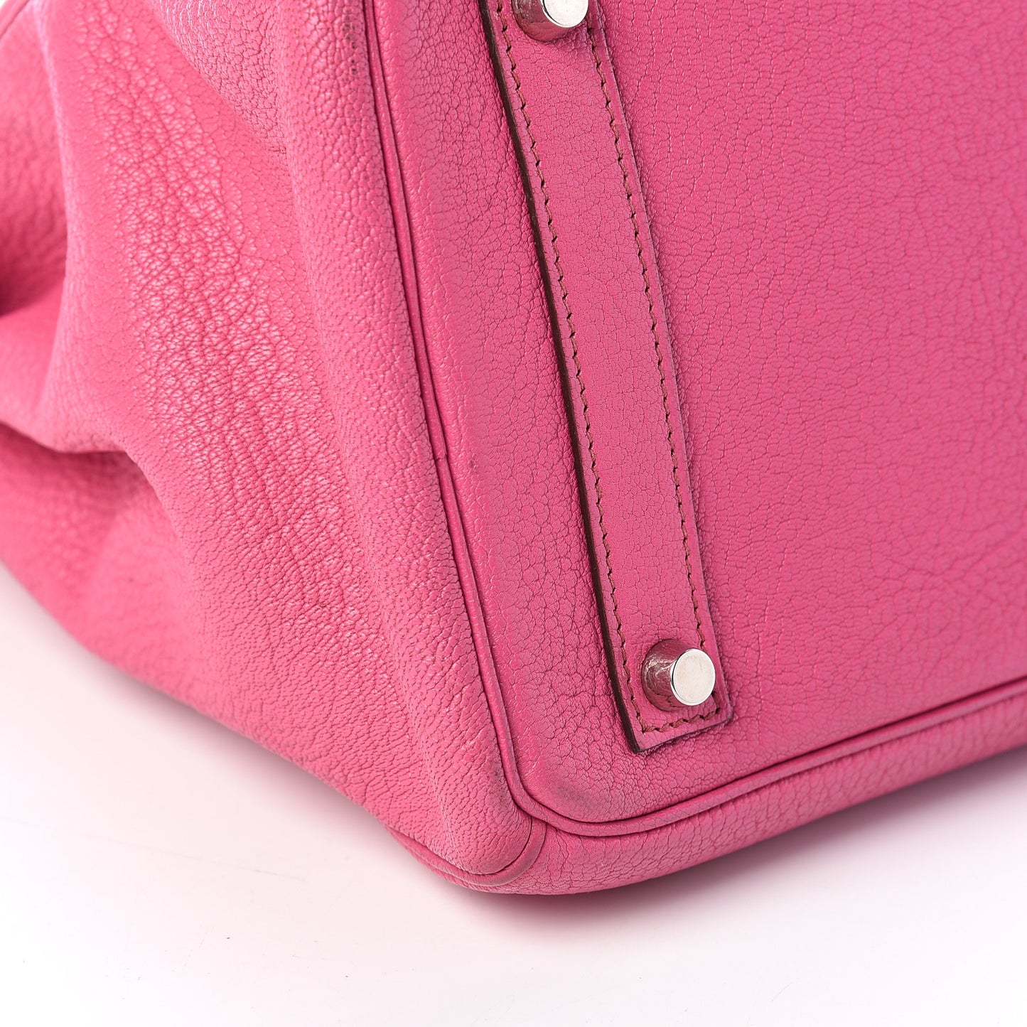 Chevre de Coromandel HAC Birkin 32 Fuchsia