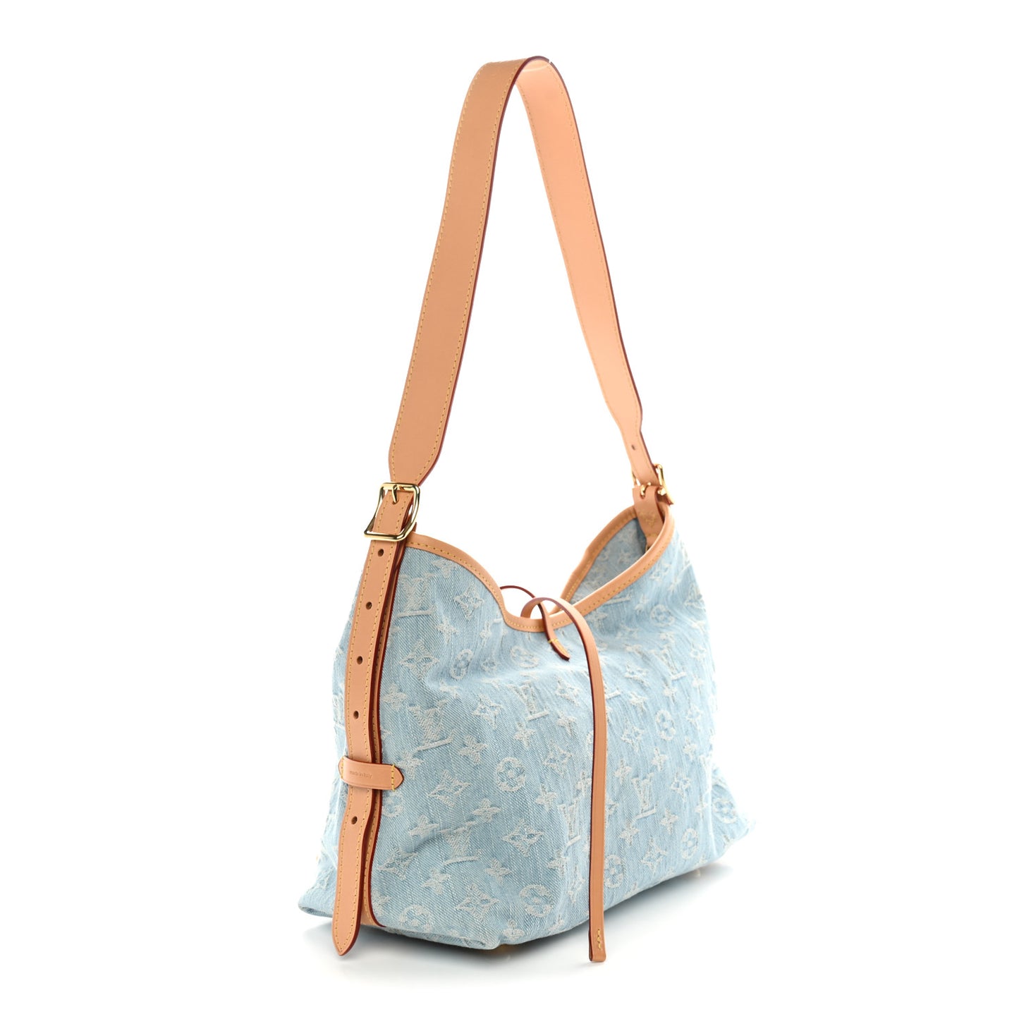 Monogram Denim CarryAll PM Sky Blue