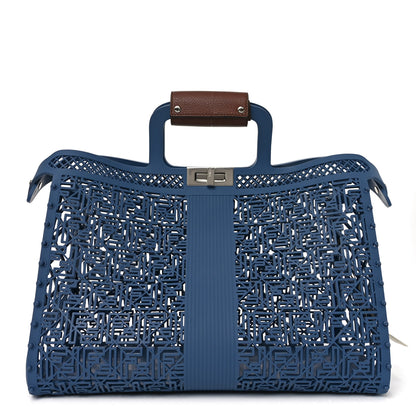 Fendi Recycled Plastic Forty8 Basket Neon Blue Dark Nut 1 of 9