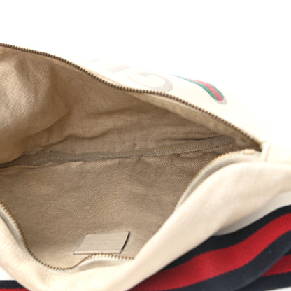 Gucci Grained Calfskin Logo Belt Bag White 5 of 14