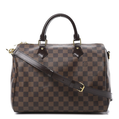 Louis Vuitton Damier Ebene Speedy Bandouliere 30 1 of 11