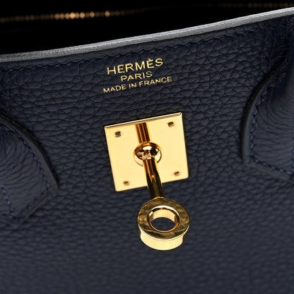 Hermes Togo Birkin 25 Bleu Nuit 6 of 11