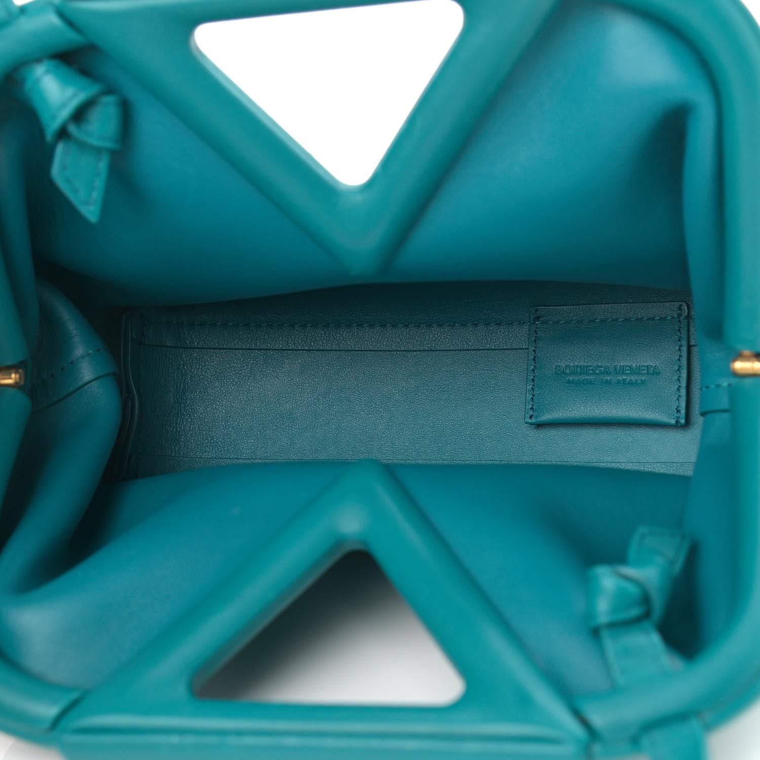 Bottega Veneta Calfskin Small The Point Triangle Bag Mallard 5 of 8