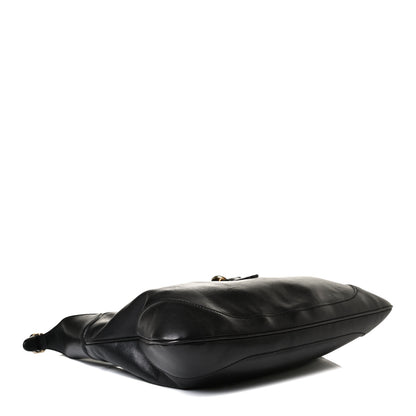 Gucci Calfskin Medium Jackie O Bouvier Hobo Black 4 of 12