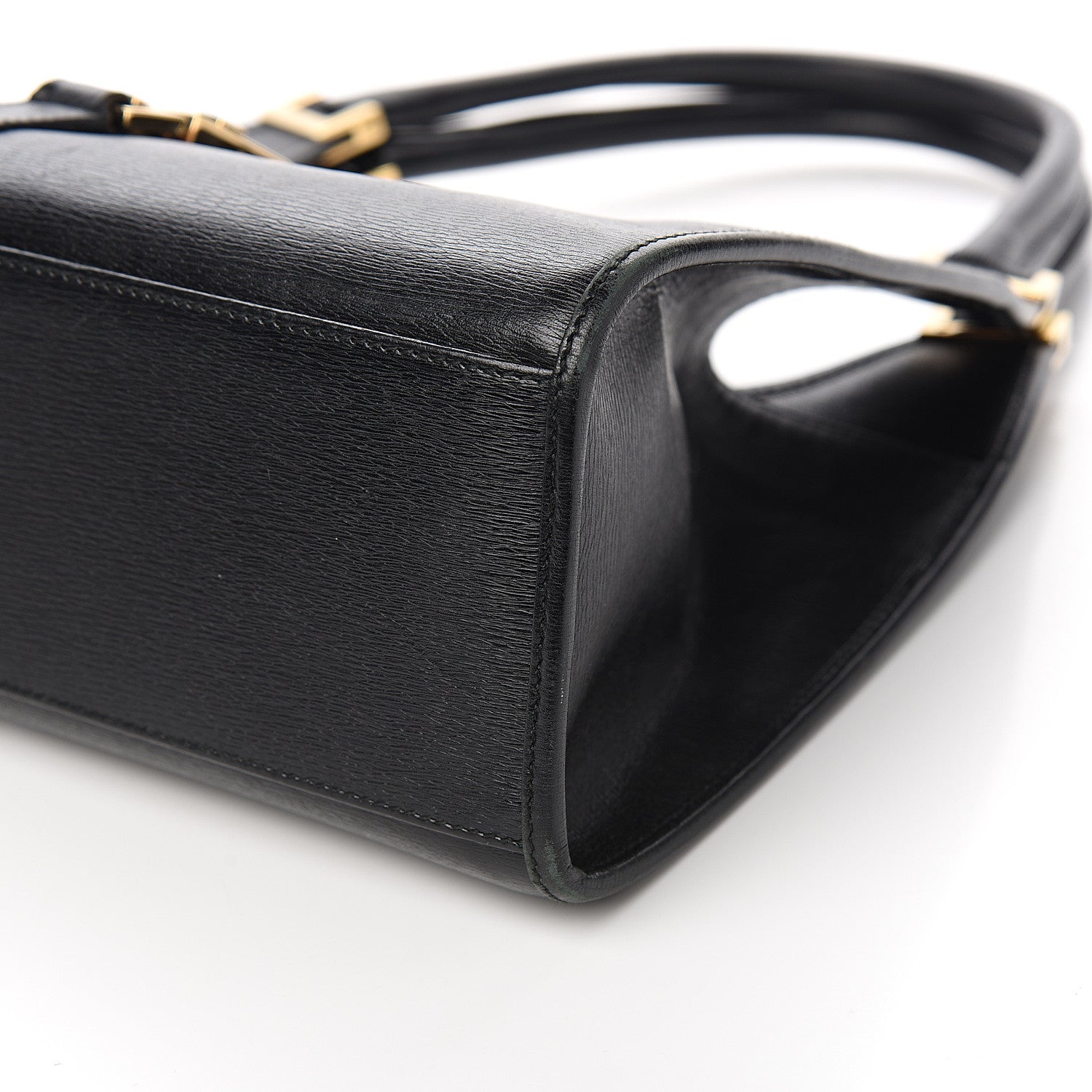 Gucci Calfskin Bardot Shoulder Bag Black 8 of 9