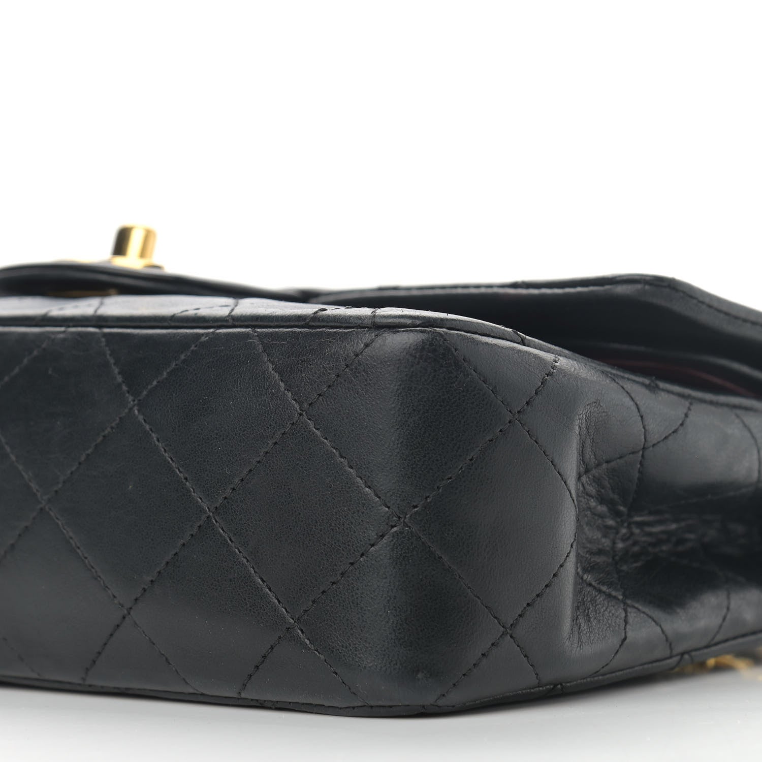 Chanel Lambskin Quilted Small Double Flap Black 11 of 14
