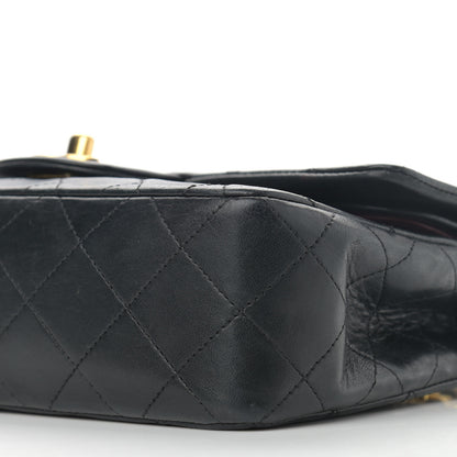 Chanel Lambskin Quilted Small Double Flap Black 11 of 14