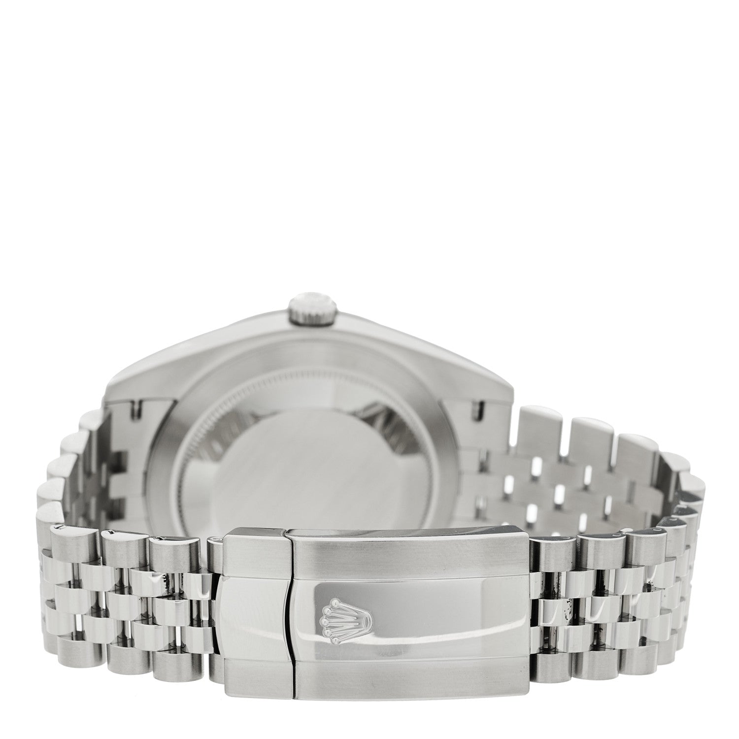 Rolex Stainless Steel 18K White Gold 41mm Oyster Perpetual Wimbledon Datejust Watch Slate 126334 3 of 5