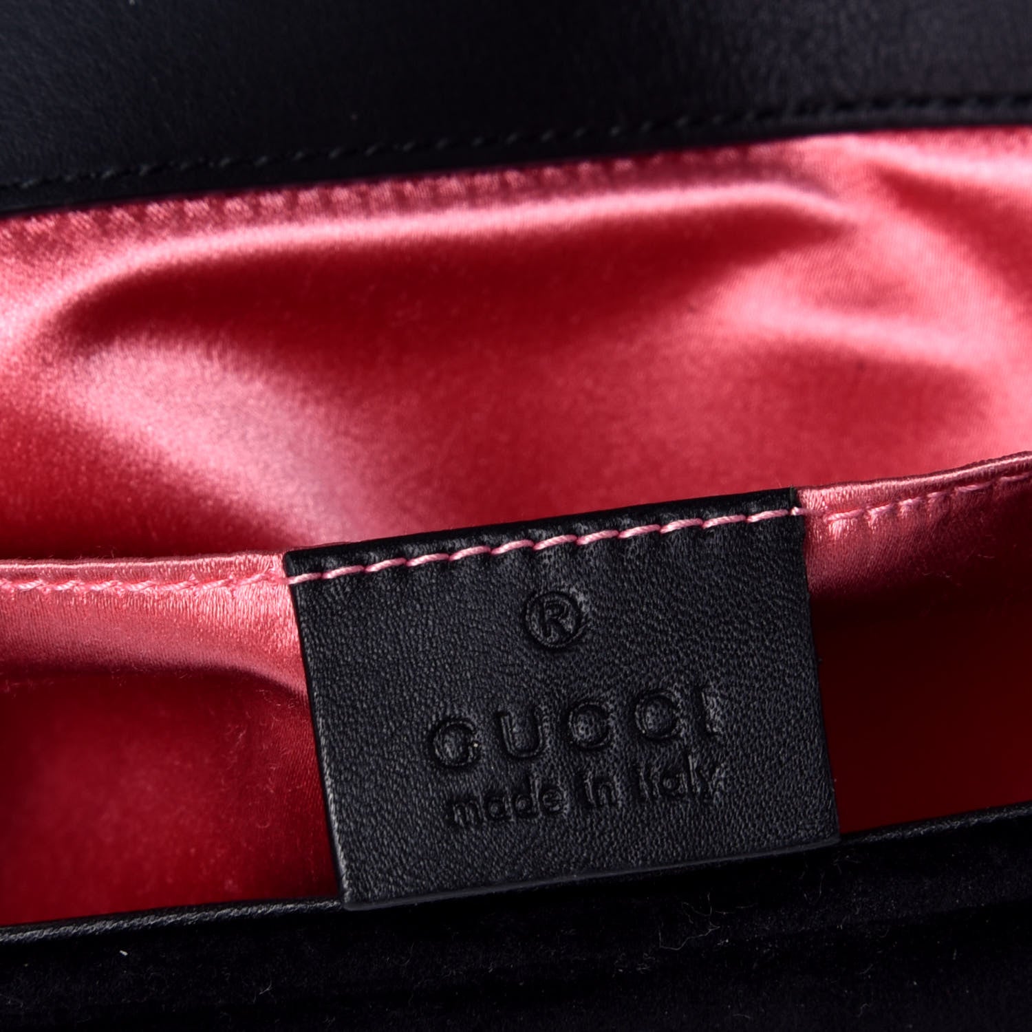 Gucci Velvet Matelasse Mini GG Marmont Shoulder Bag Black 5 of 8