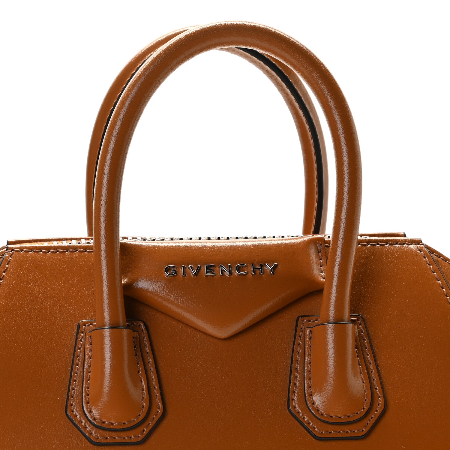 Givenchy Shiny Lord Calfskin Mini Antigona Camel 6 of 8