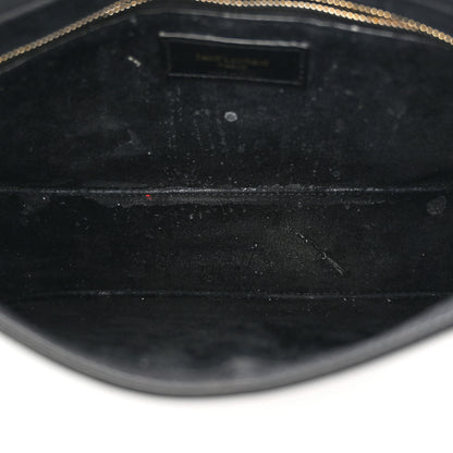 Saint Laurent Patent Le 5 A 7 Hobo Black 5 of 12