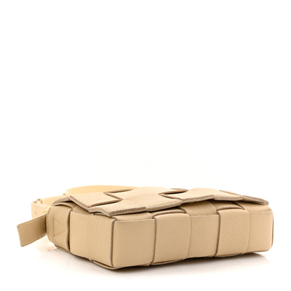Bottega Veneta Grained Calfskin Maxi Intrecciato Cassette Crossbody Bag Porridge 4 of 10