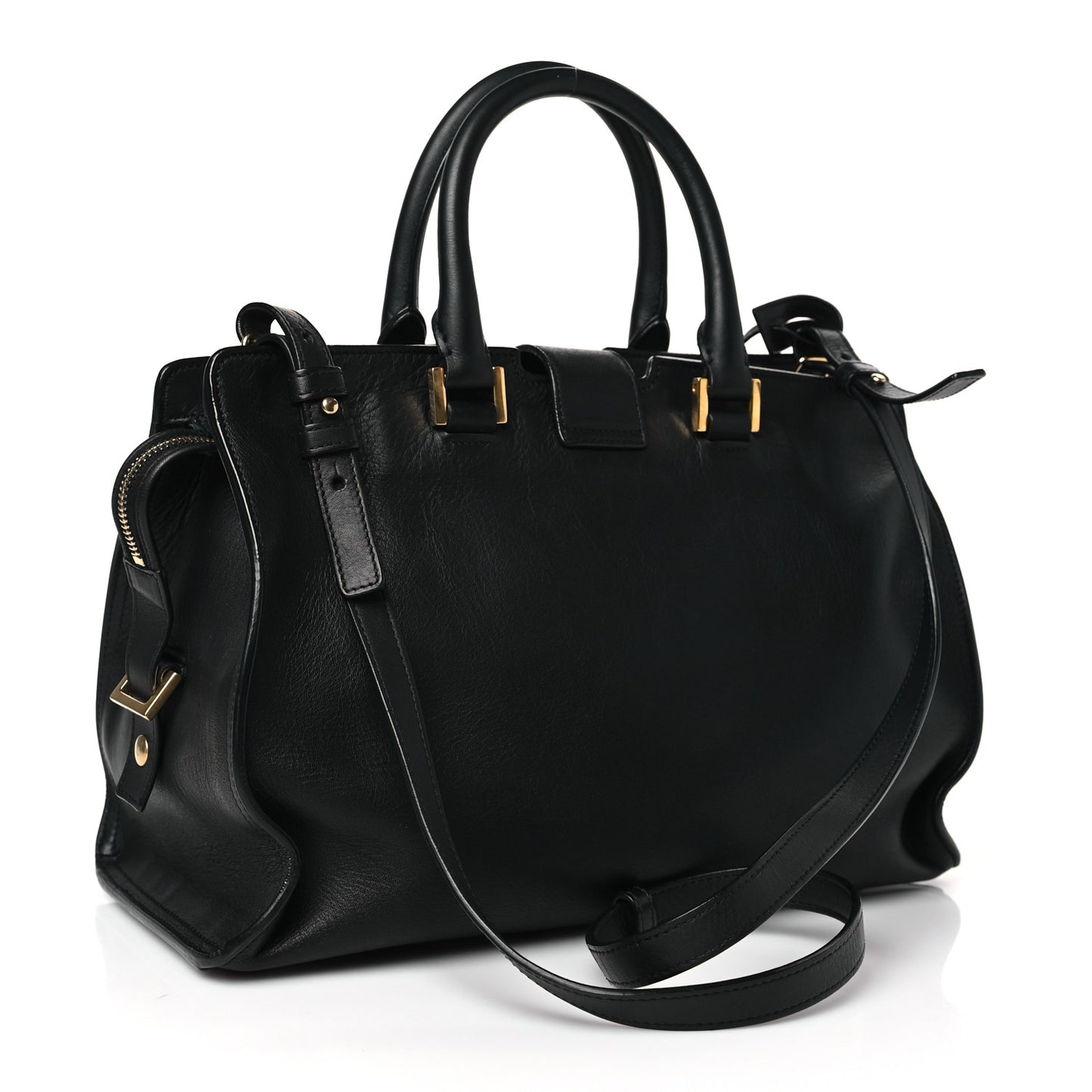 Calfskin Small Classic Y Cabas Black