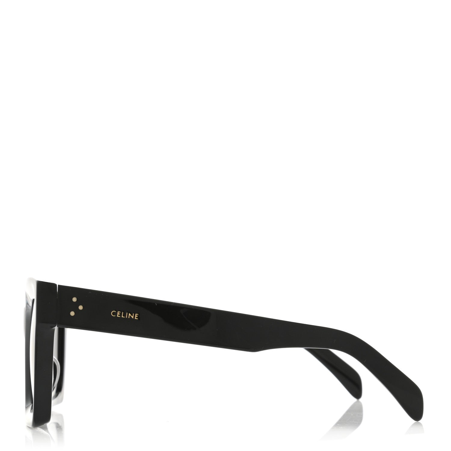 Celine Acetate Square Sunglasses CL401301 Black 3 of 8