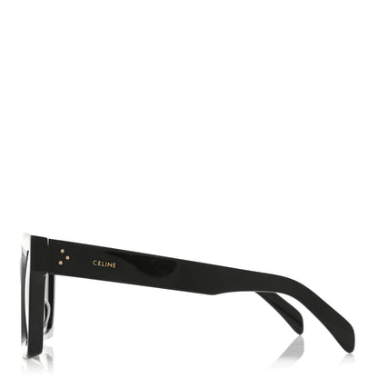 Celine Acetate Square Sunglasses CL401301 Black 3 of 8