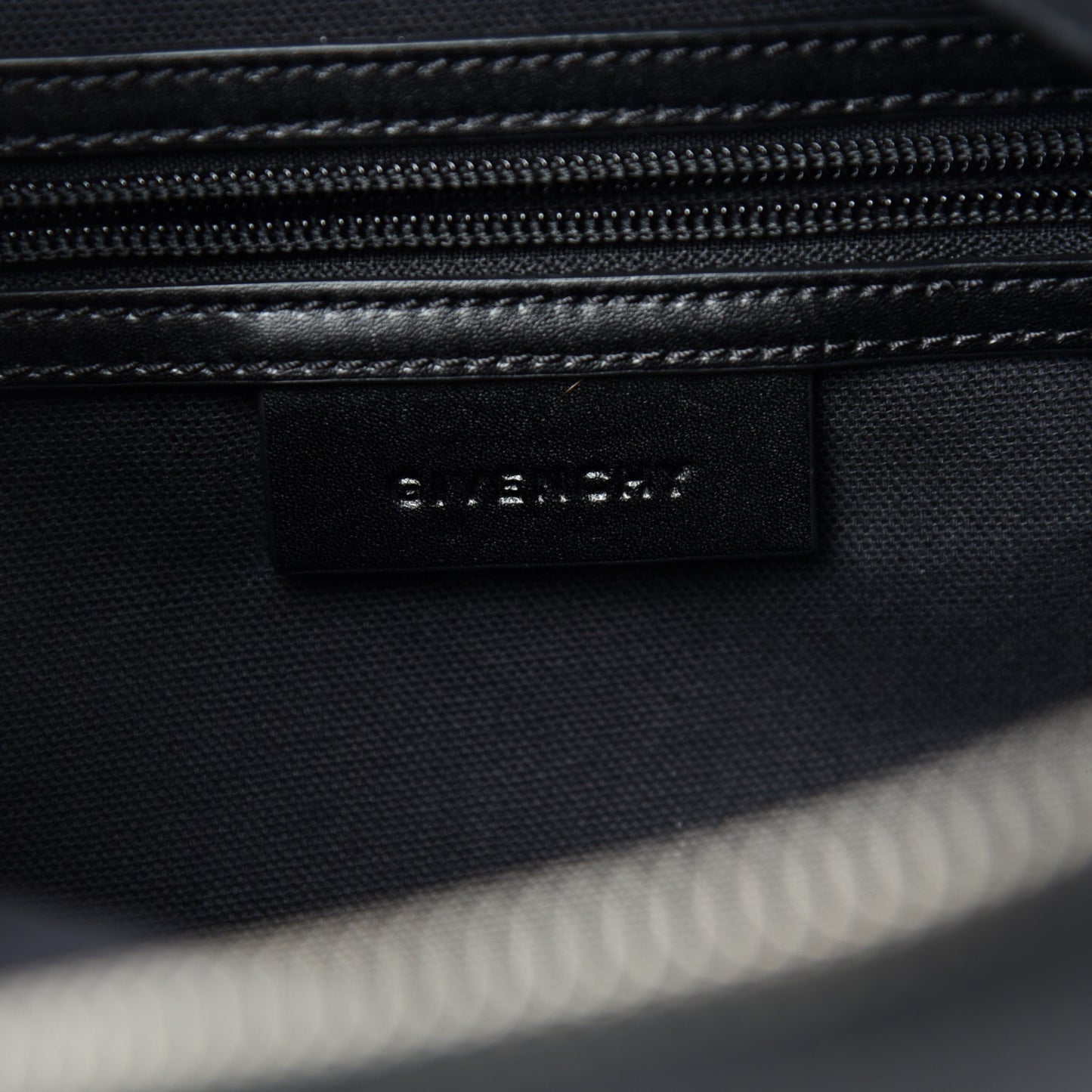 Calfskin Star Mini Backpack Black Red