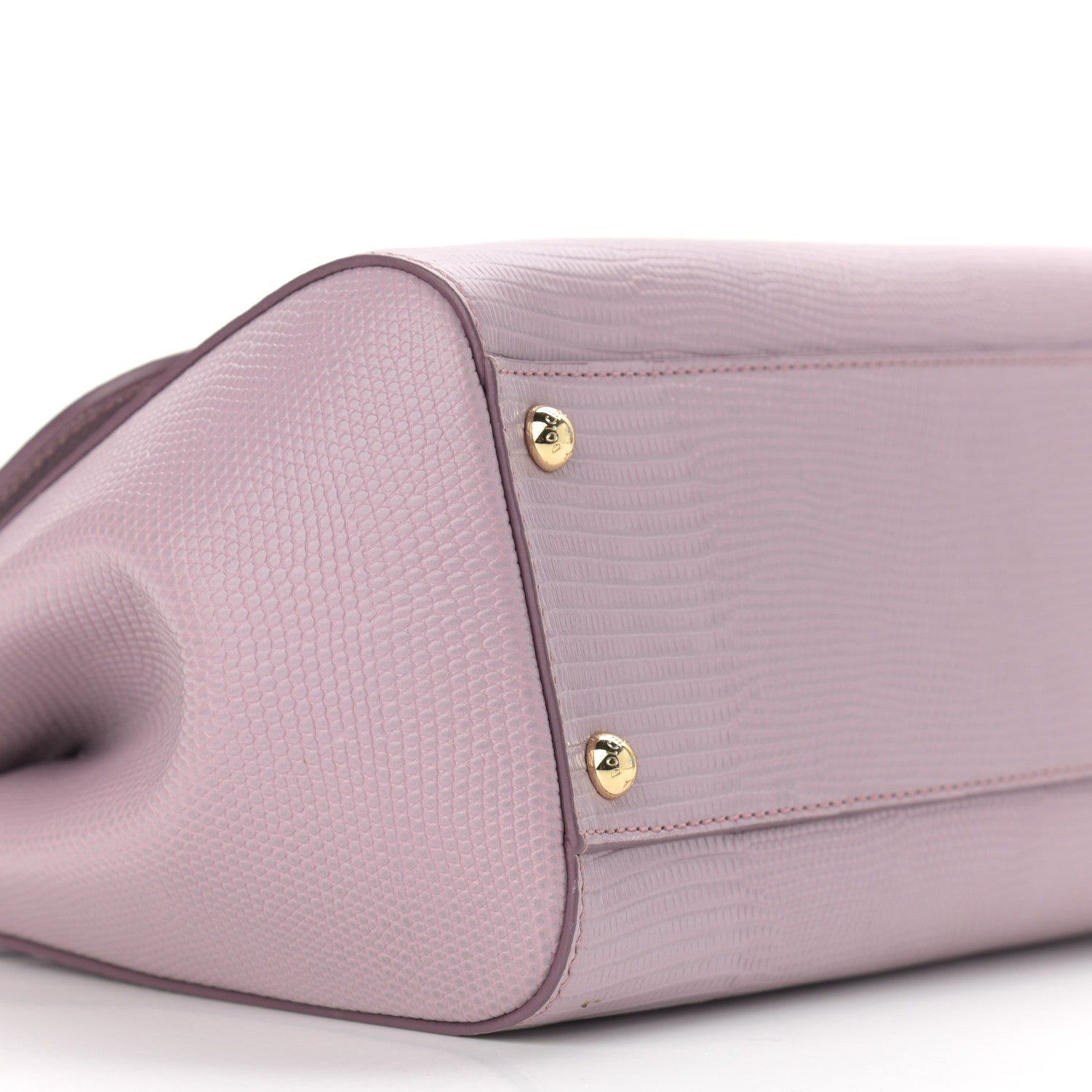 Dolce & Gabbana Stampa Iguana Crystal Medium Miss Sicily Satchel Purple 9 of 10