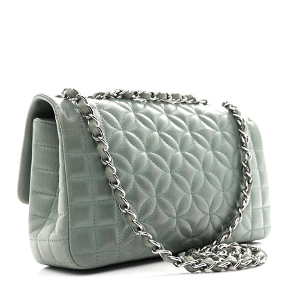 Chanel Lambskin Quilted Lady Graphic Flap Green 3 of 11